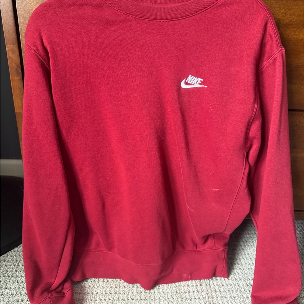 Crewneck Nike Red Sweatshirt size small